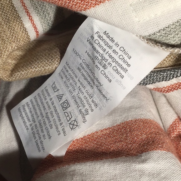 Madewell striped tie waist zip up romper size 4 - Picture 7 of 7